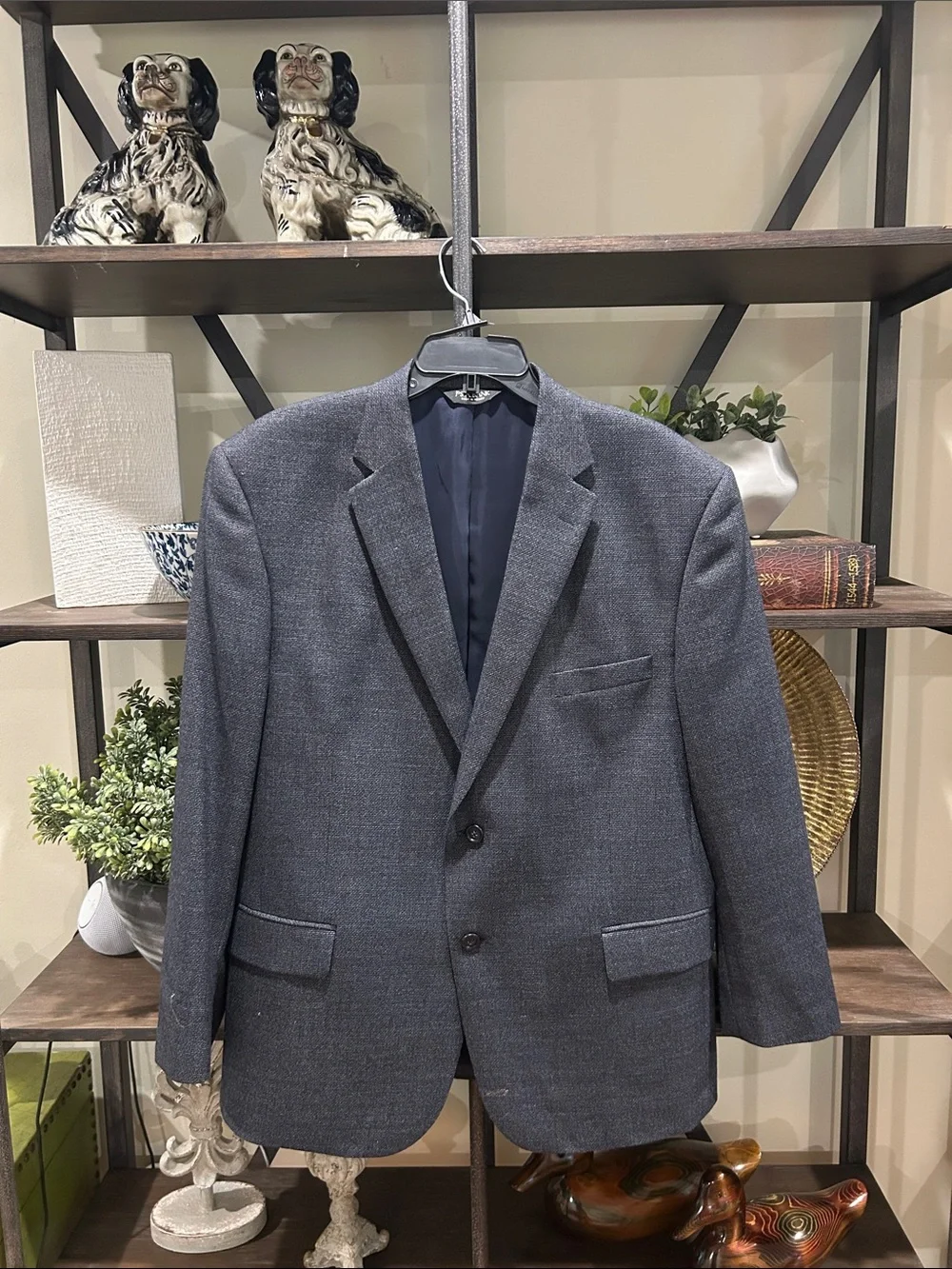 Jos. A. Bank Charcoal Gray Two-Button Sport Coat 46S